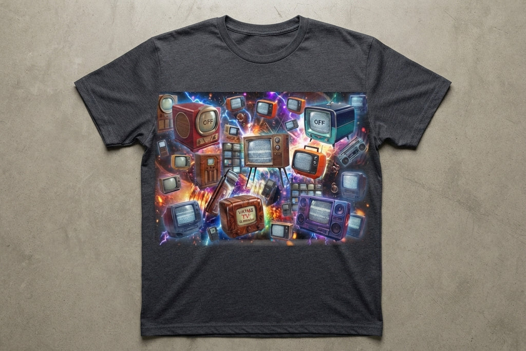 Vintage TV: 12 Channels Tee